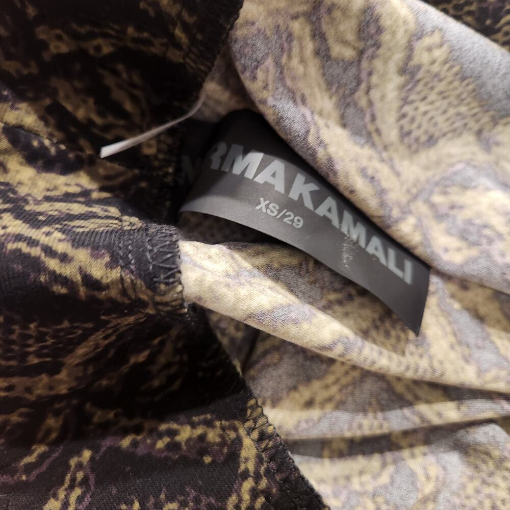 Norma Kamali green python print jogger set NWT - image 9